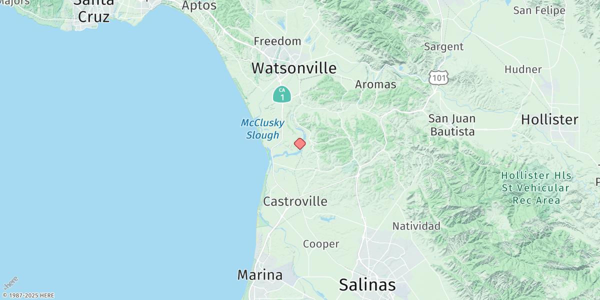 Map of Elkhorn, Elkhorn Slough
