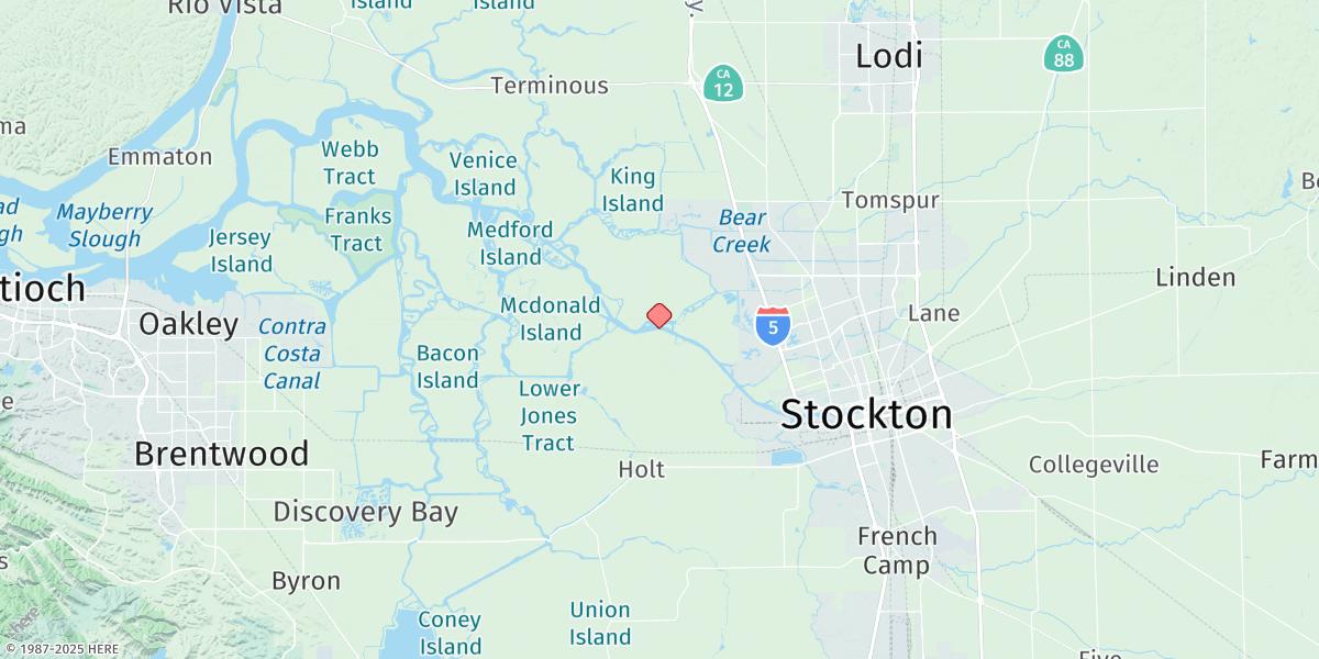 Map of Blackslough Landing