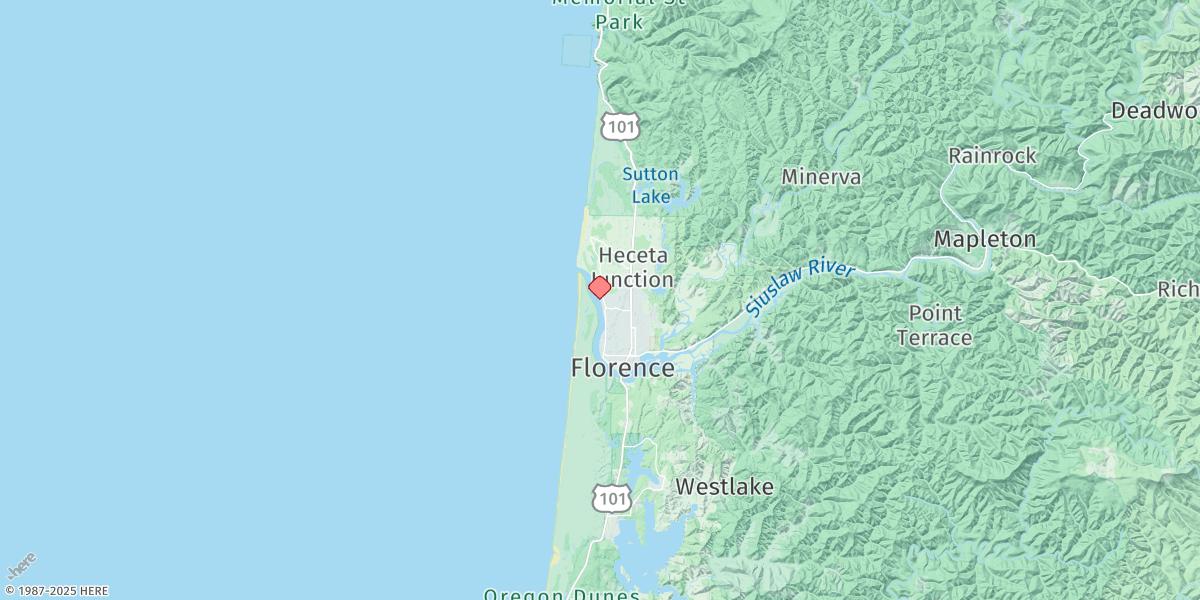 Map of Florence Uscg Pier