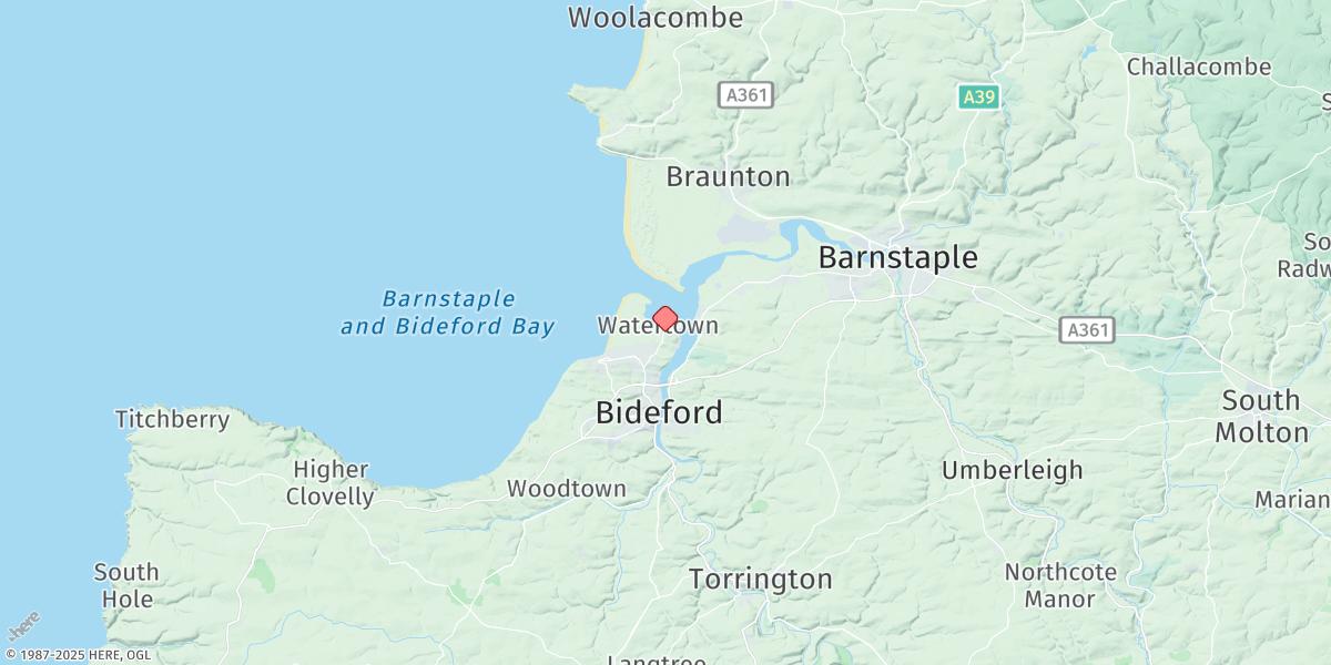Map of Appledore