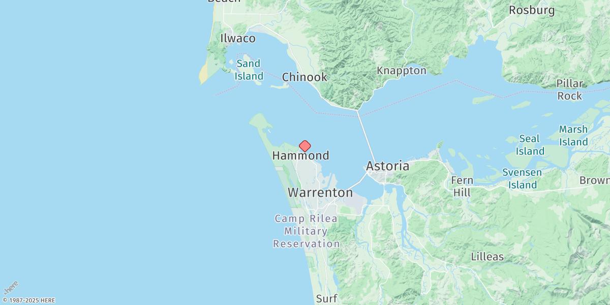 Map of Hammond