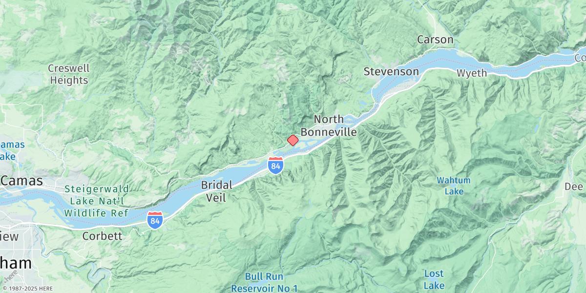 Map of Beacon Rock State Park