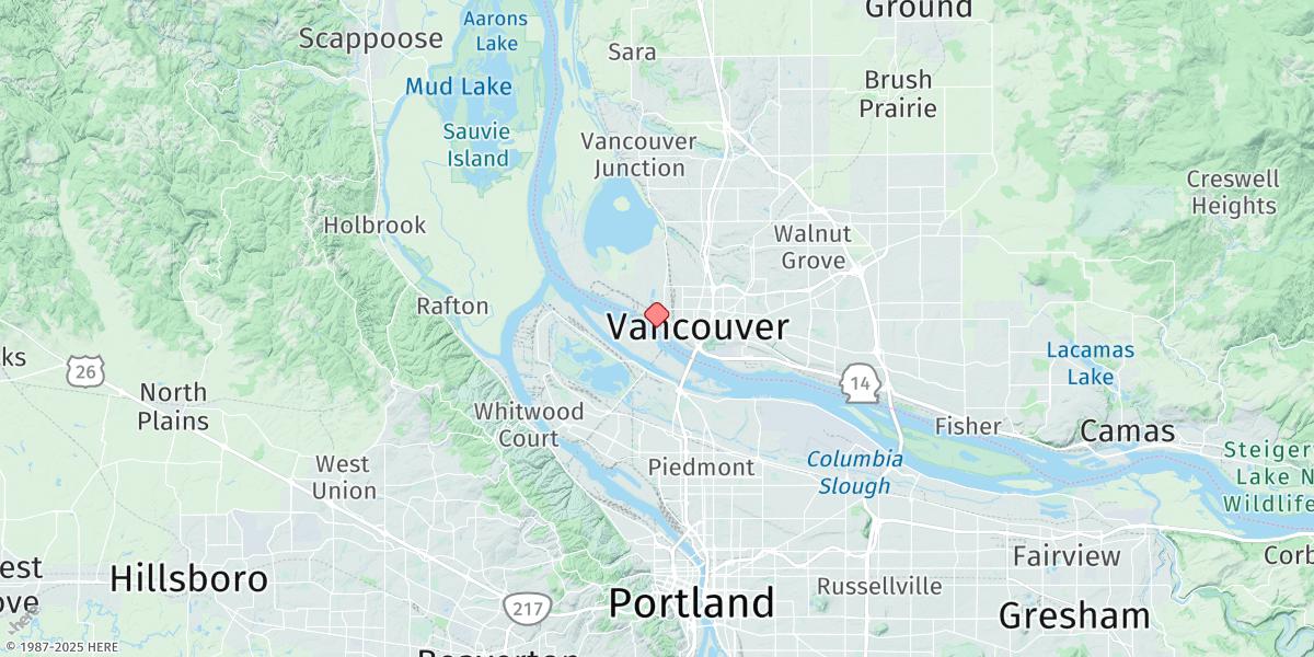 Map of Vancouver