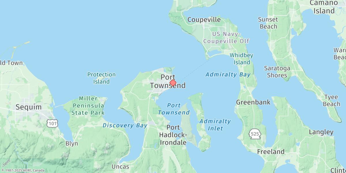 Map of Port Townsend