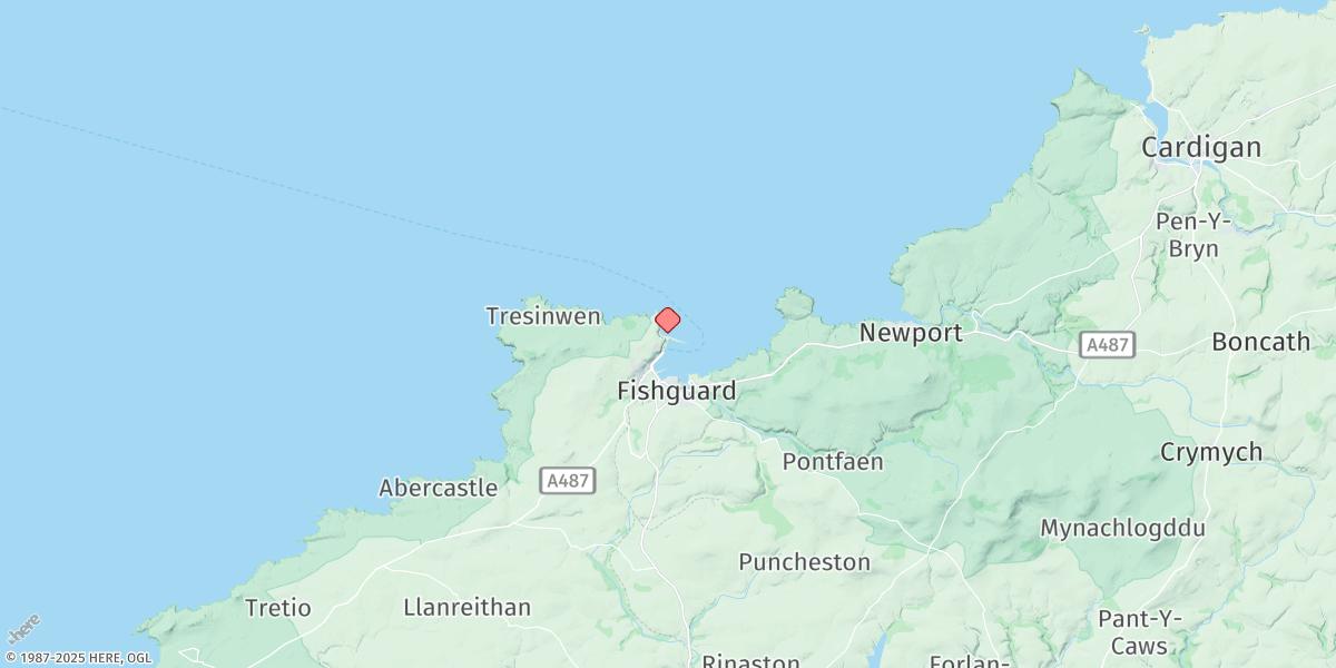 Map of Fishguard