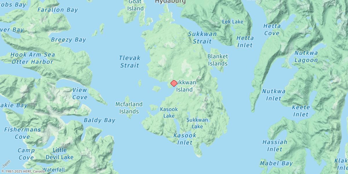 Map of Dunbar Inlet Gps Tide Buoy