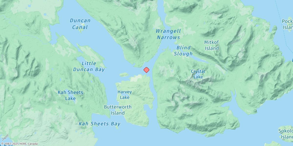Map of Beecher Pass