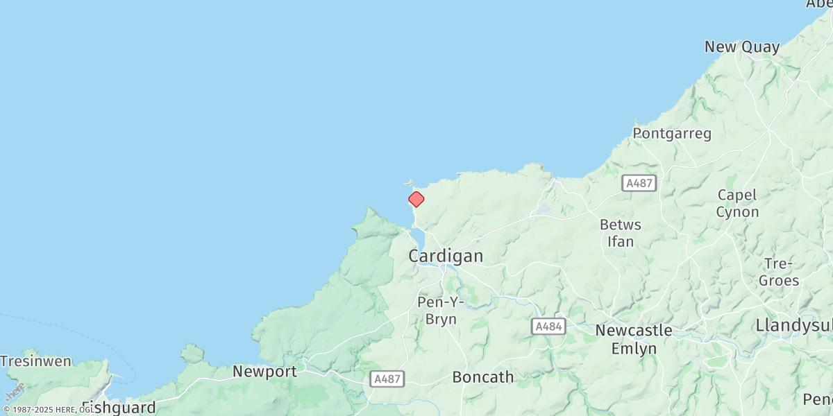 Map of Port Cardigan