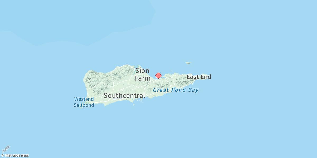 Map of Christiansted Harbor