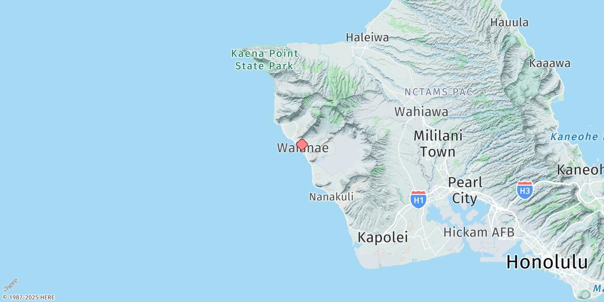 Map of Waianae