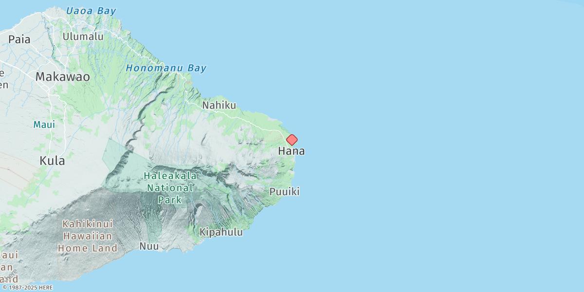 Map of Hana