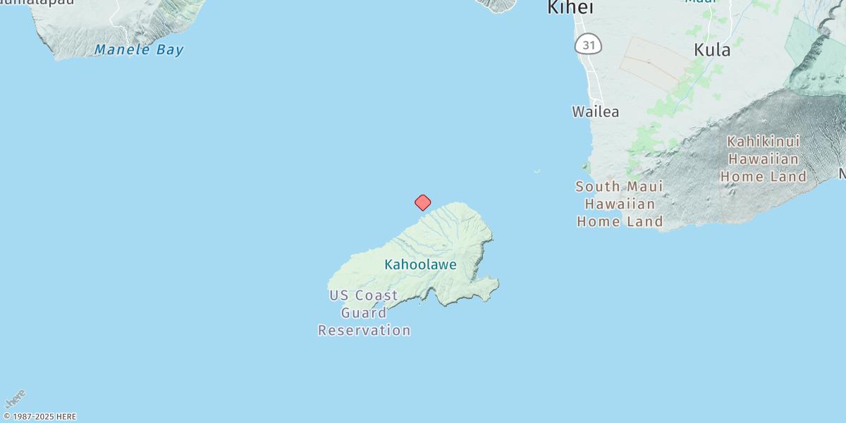 Map of Kuheia Bay