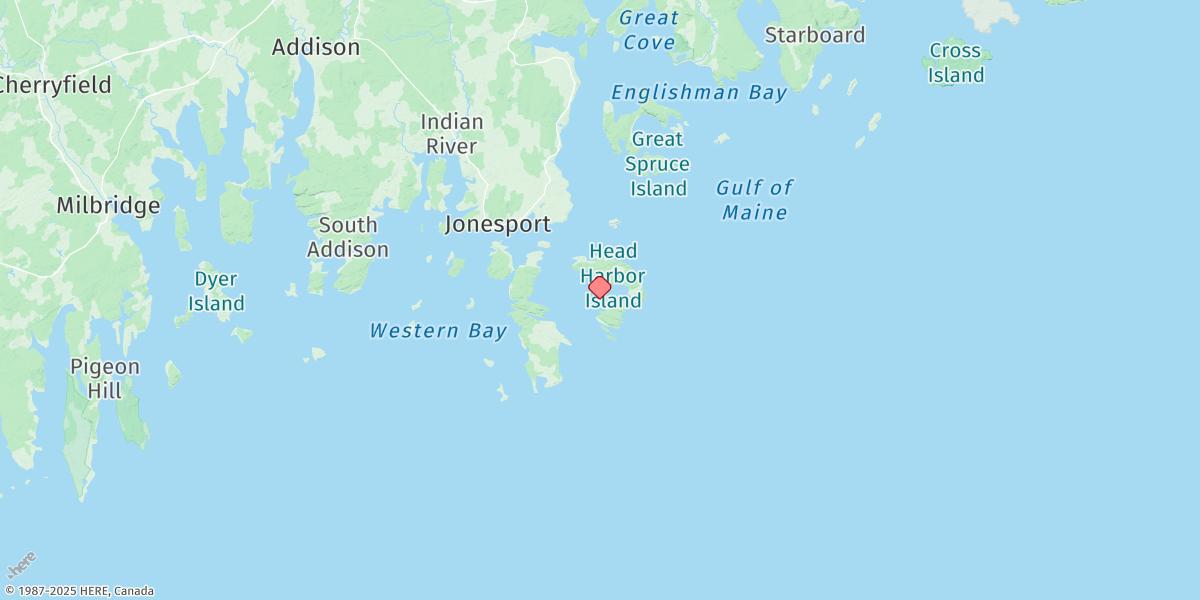 Map of Steele Harbor Island