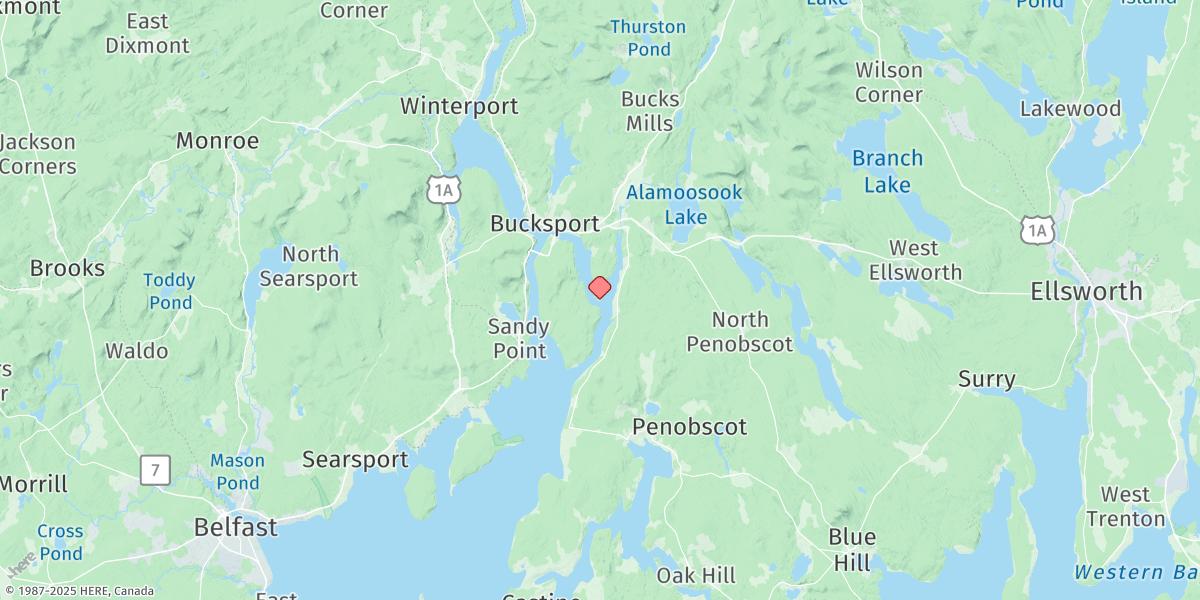 Map of Gross Point, Eastern Channel