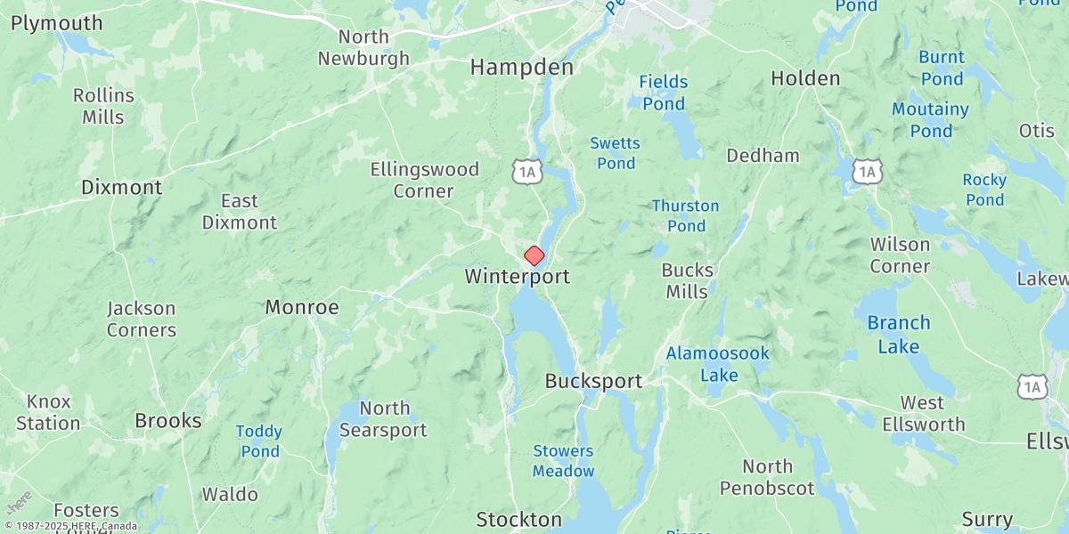 Map of Winterport