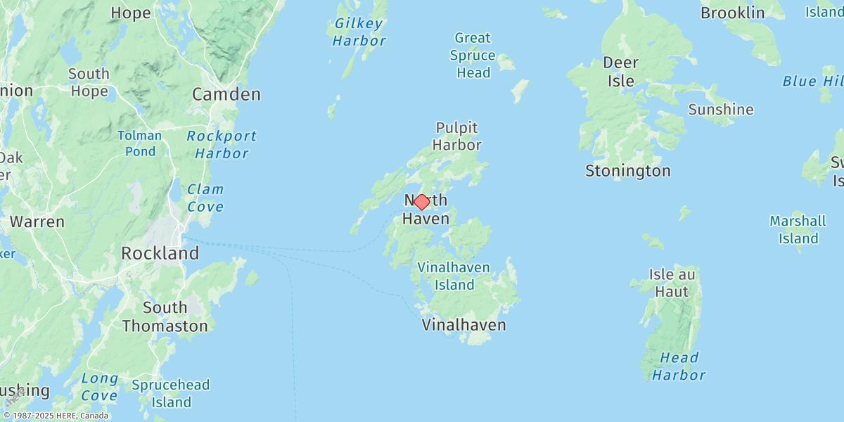 Map of North Haven