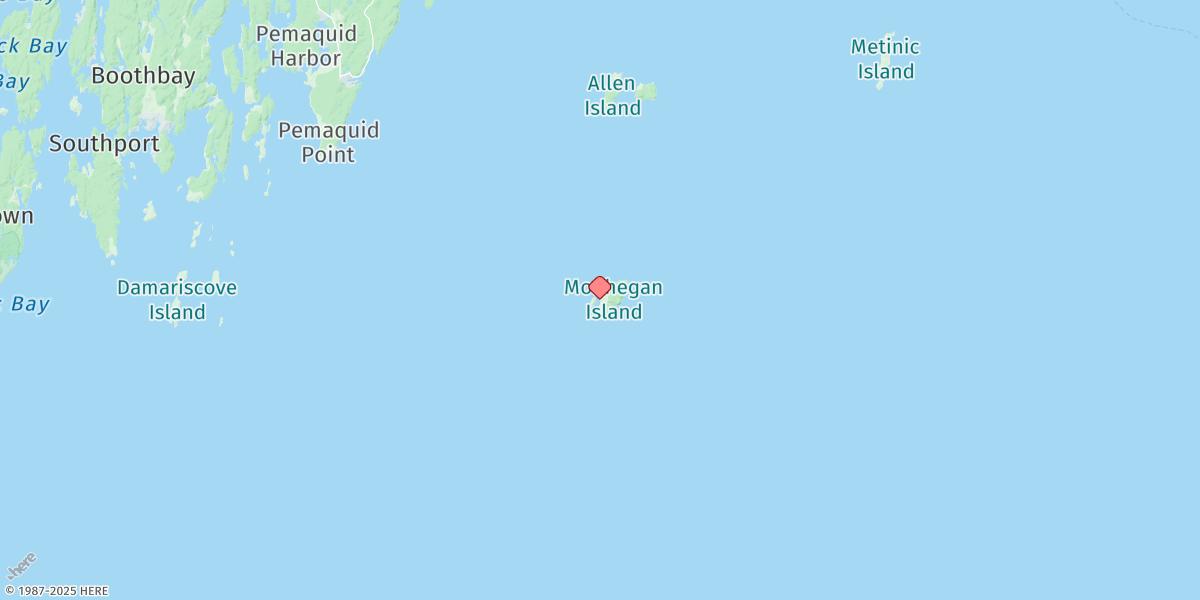 Map of Monhegan Island