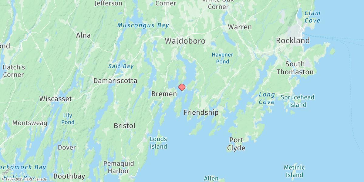 Map of Jones Neck