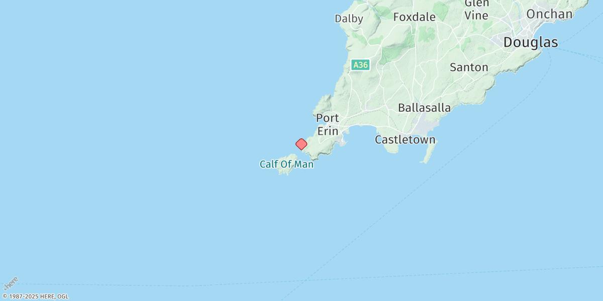 Map of Calf Sound