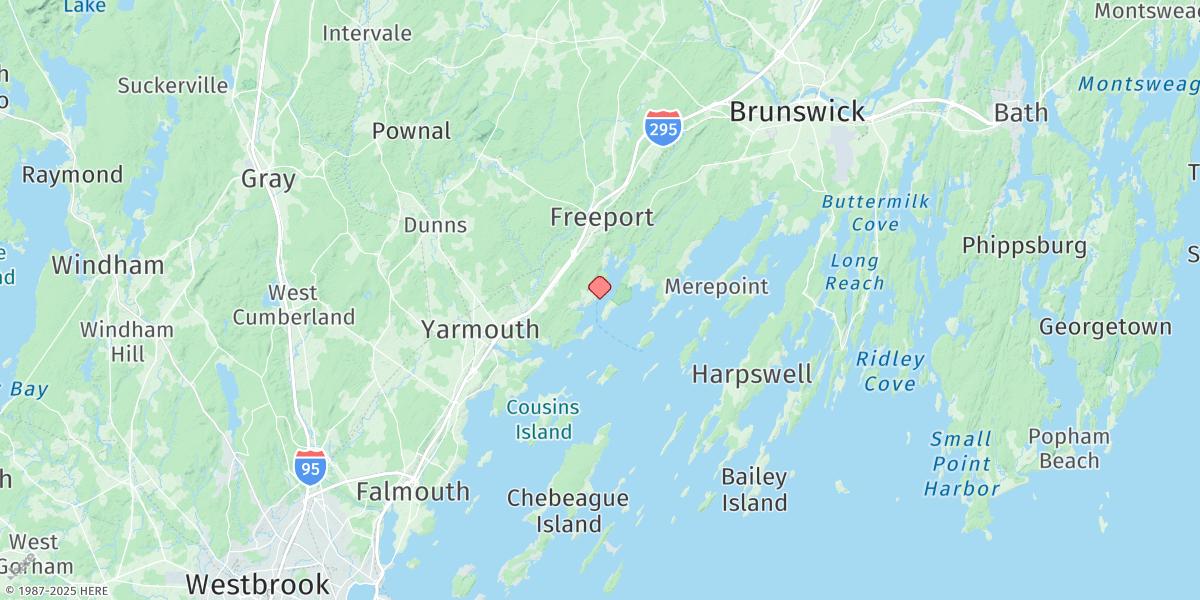Map of South Freeport