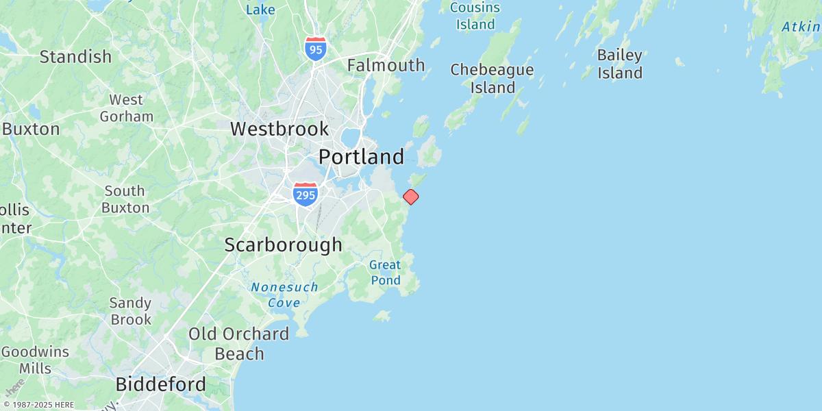 Map of Portland Head Light