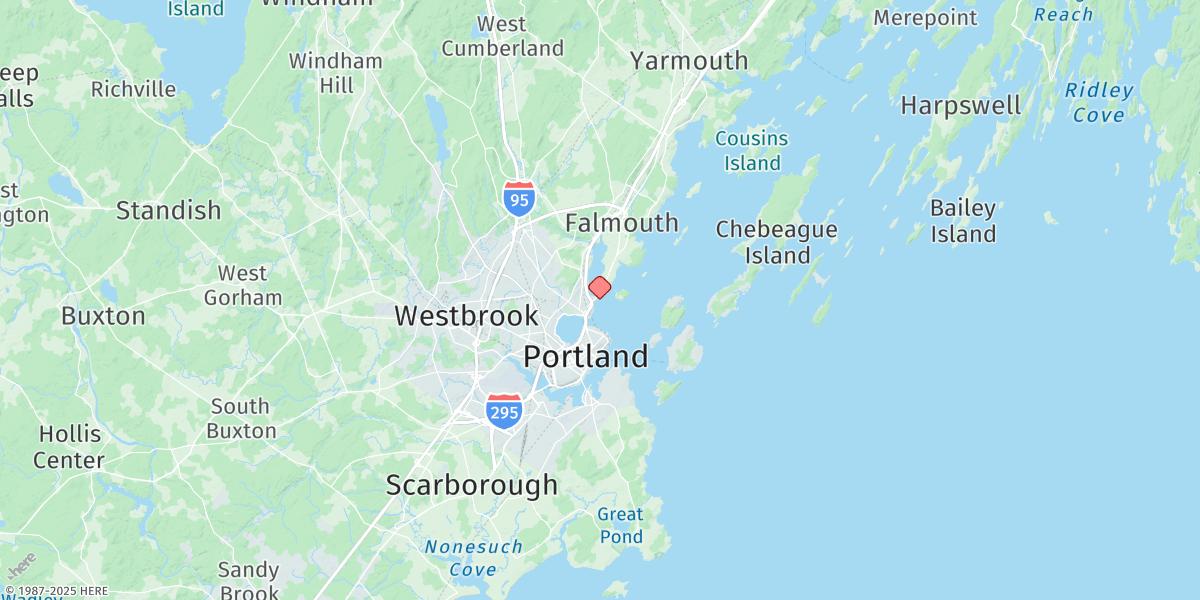 Map of Presumpscot River Bridge