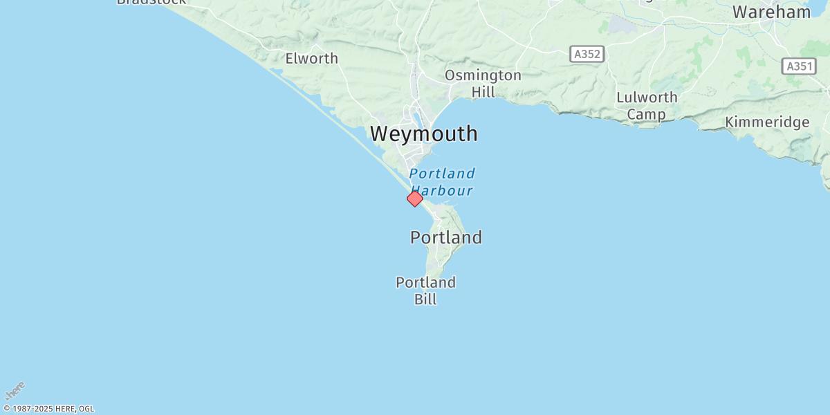 Map of Chesil Cove