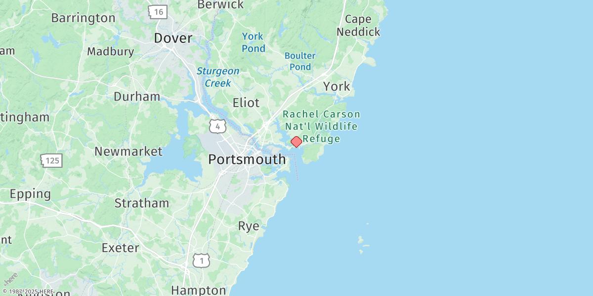 Map of Kittery Point