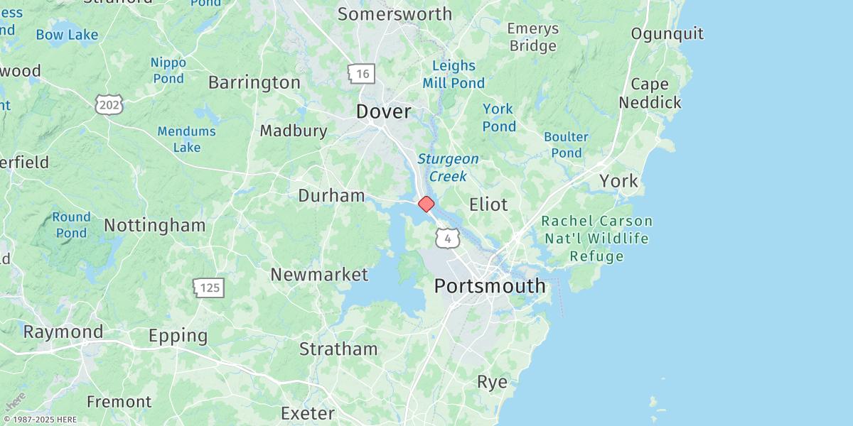 Map of Dover Point