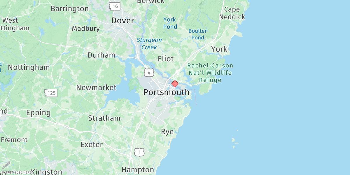 Map of Portsmouth