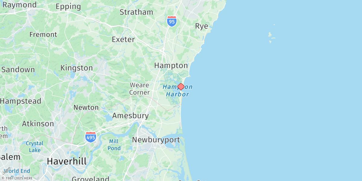 Map of Hampton Harbor