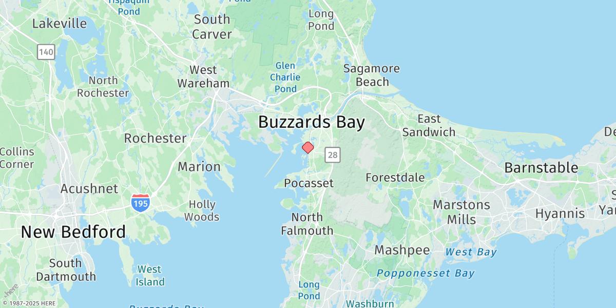 Map of Monument Beach