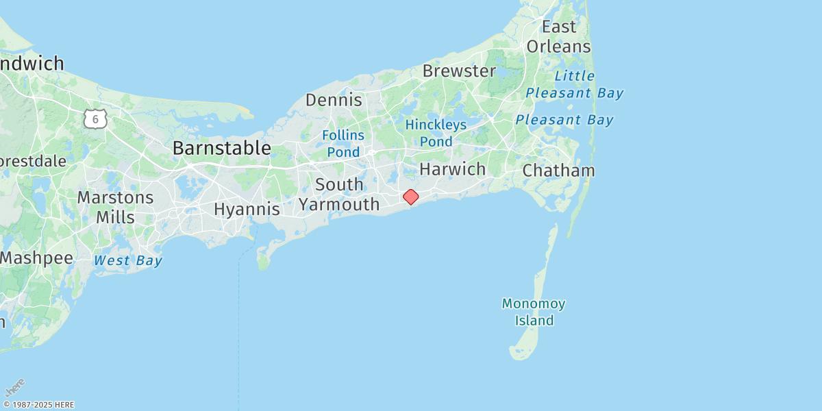 Map of Dennisport