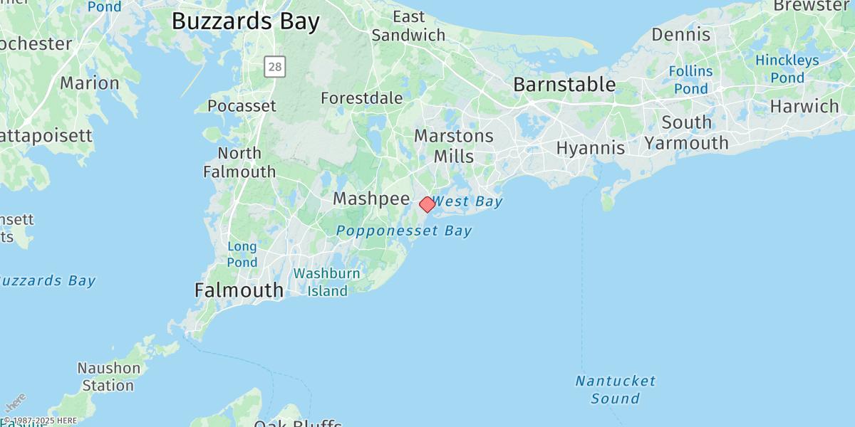 Map of Cotuit Highlands