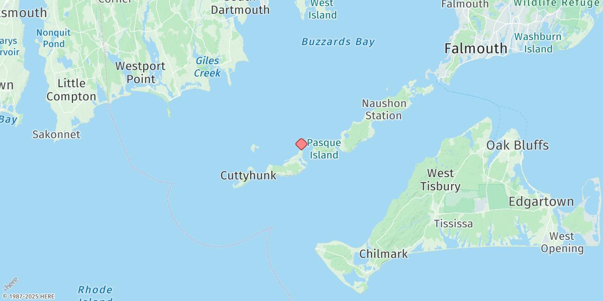 Map of Quicks Hole, North Side