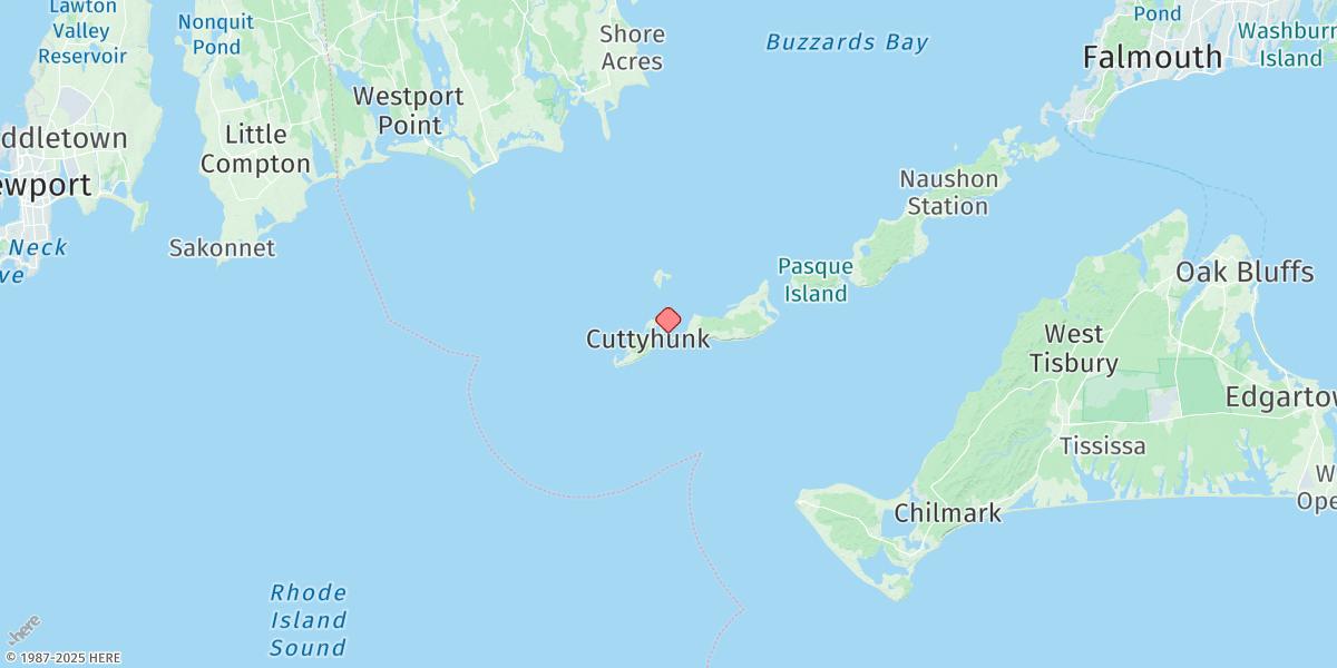 Map of Cuttyhunk