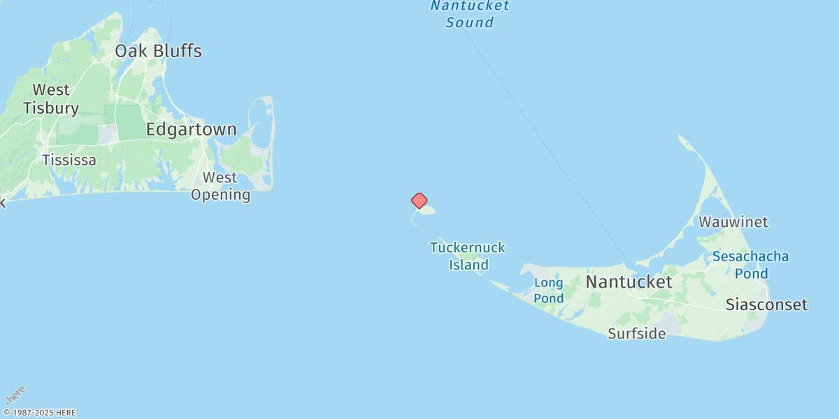 Map of Muskeget Island, North Side