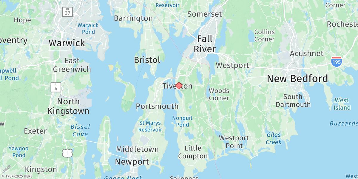 Map of Nannaquaket Neck