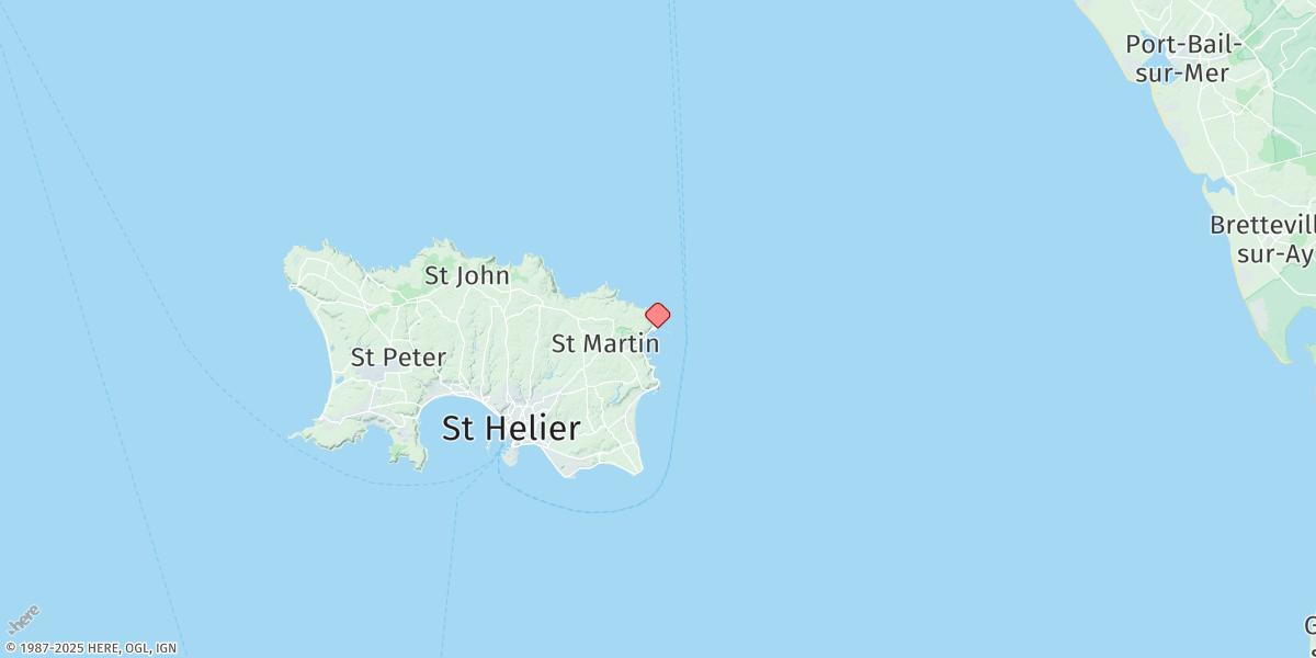 Map of St. Catherine's Bay