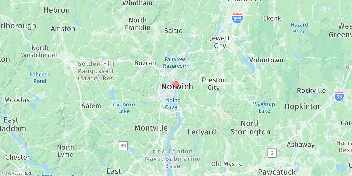 Map of Norwich
