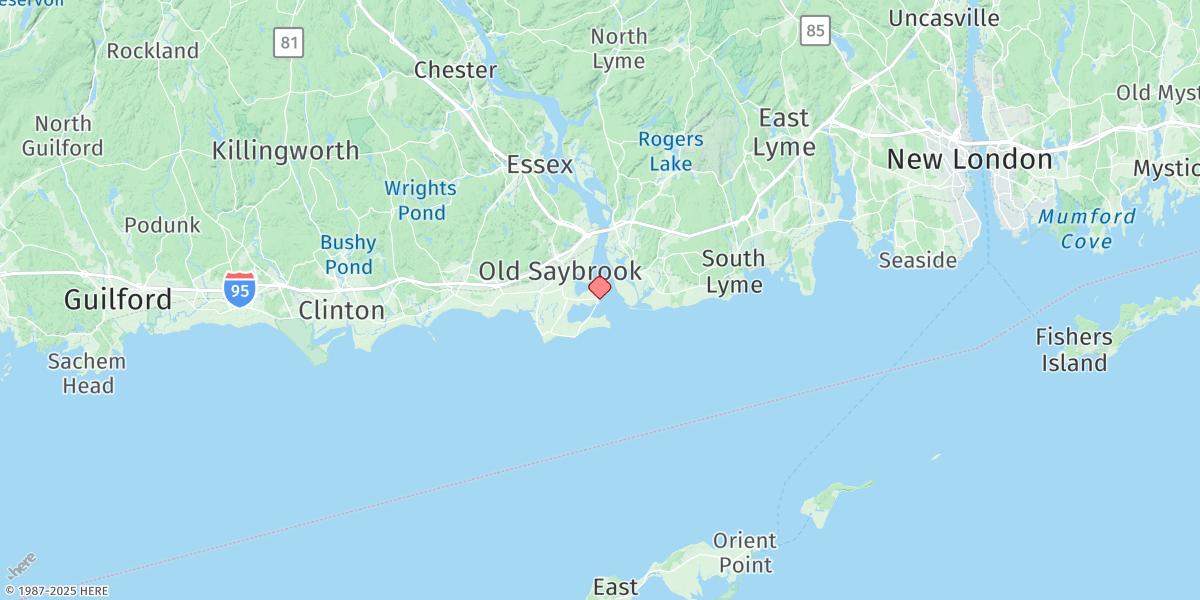 Map of Saybrook Point