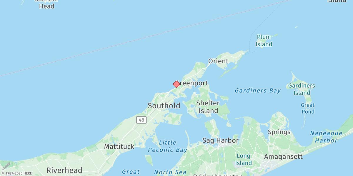 Map of Hashamomuck Beach