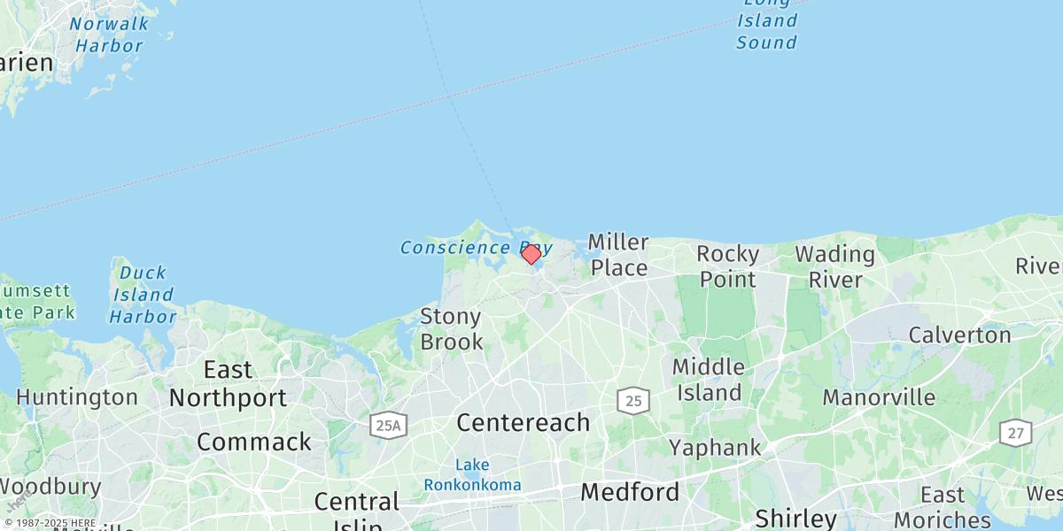 Map of Port Jefferson