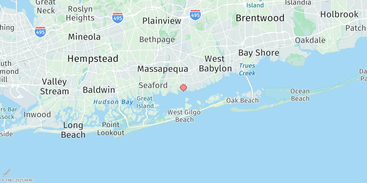 Map of Amityville