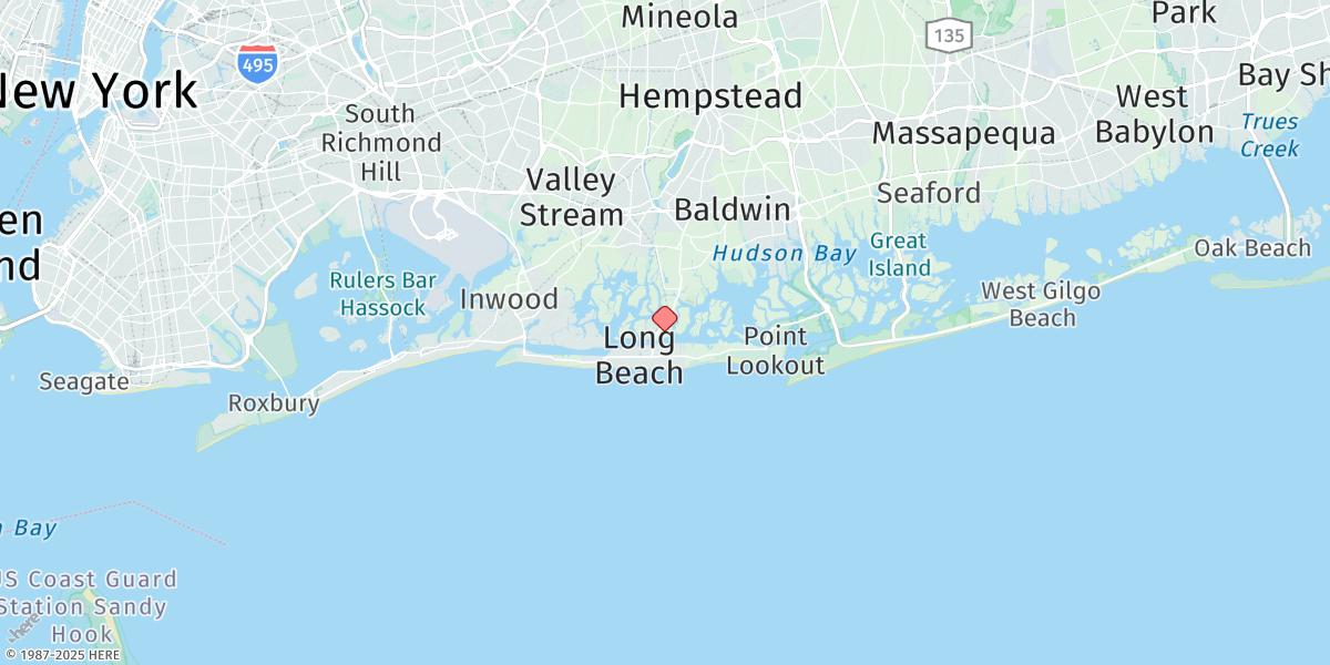 Map of Long Beach (Inside)