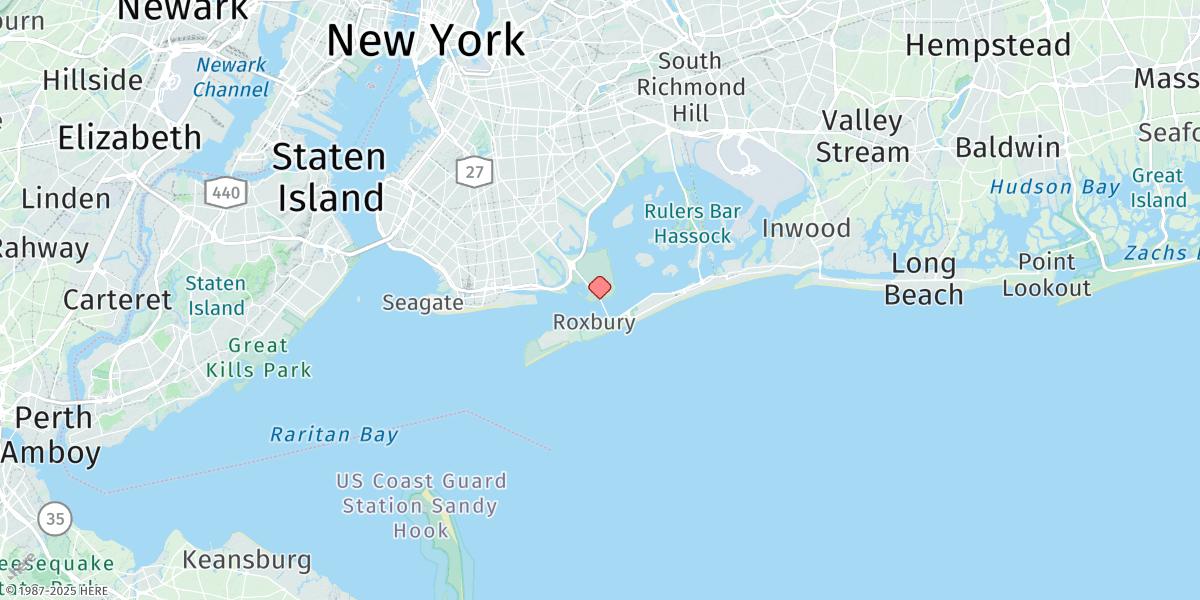 Map of Barren Island, Rockaway Inlet