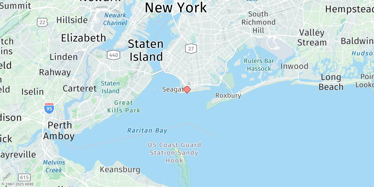 Map of Coney Island