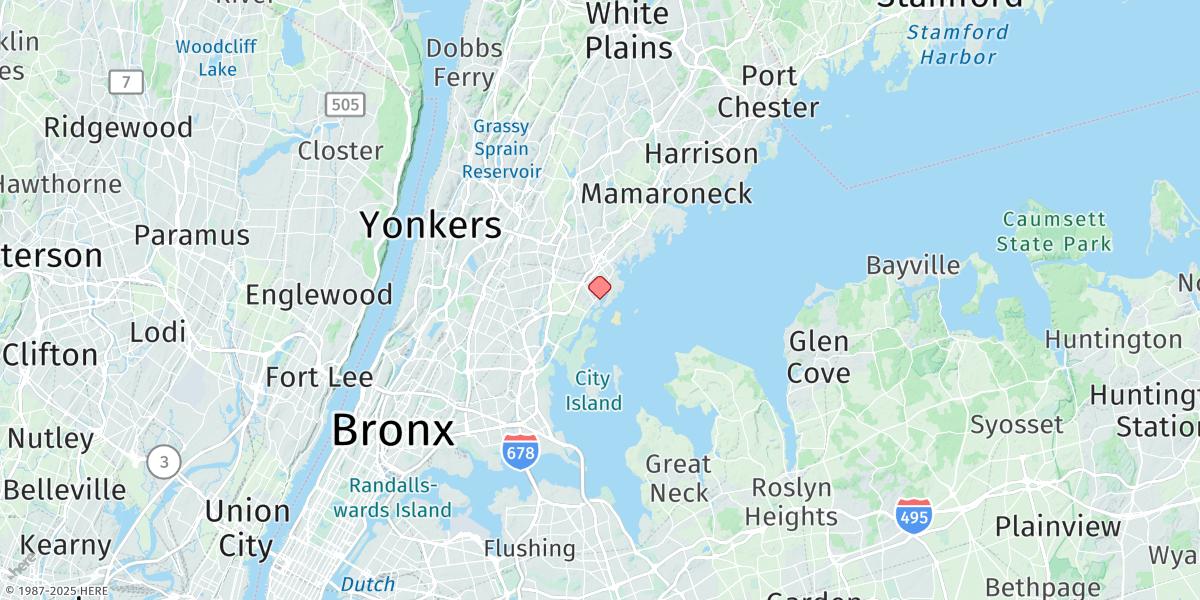 Map of New Rochelle