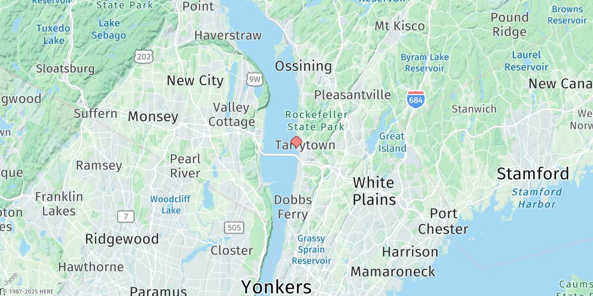 Map of Tarrytown