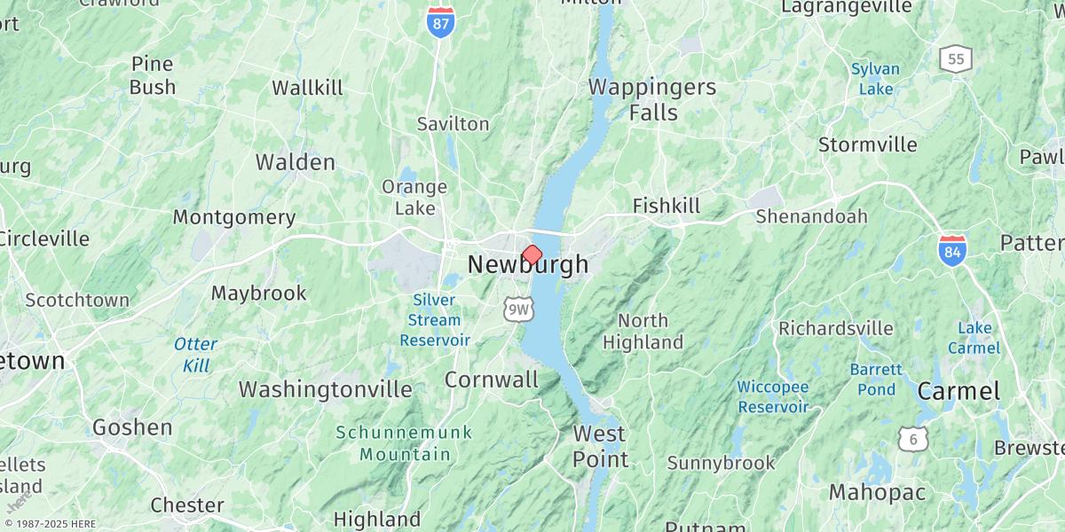 Map of Newburgh